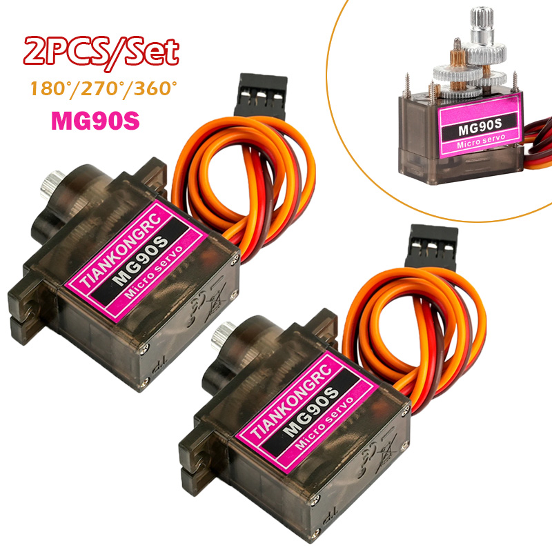 Rc Drone Uav - 2PCS MG90S Full Metal Gear Micro