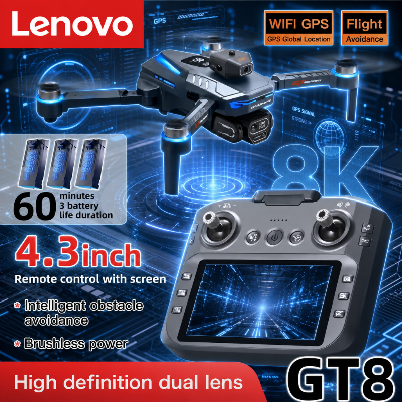 Drone Gt8 Rc - Lenovo GT8 8K Drone Professional Aerial