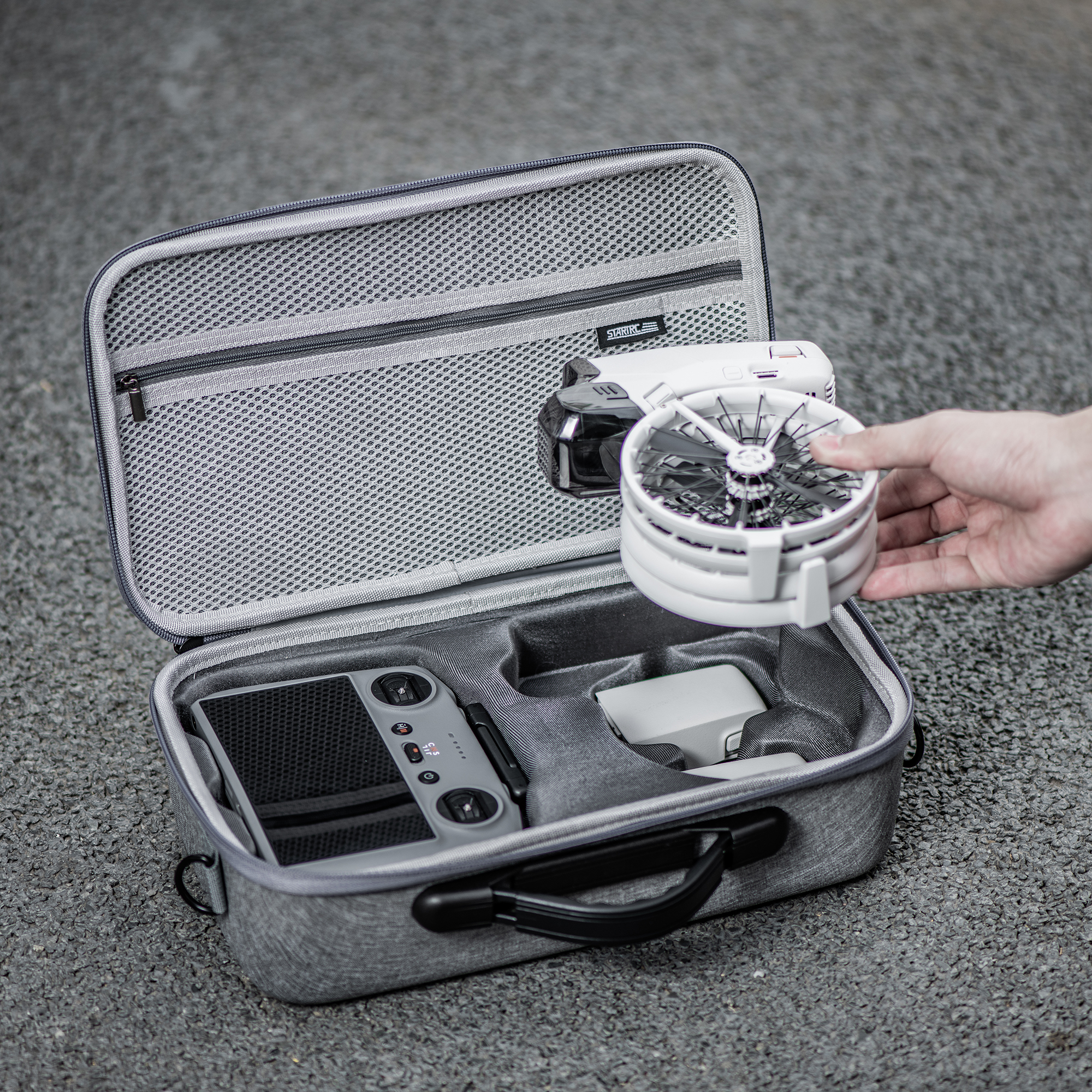 Drone Rc N3 3 Batteries - Carrying Case for DJI Flip Drone