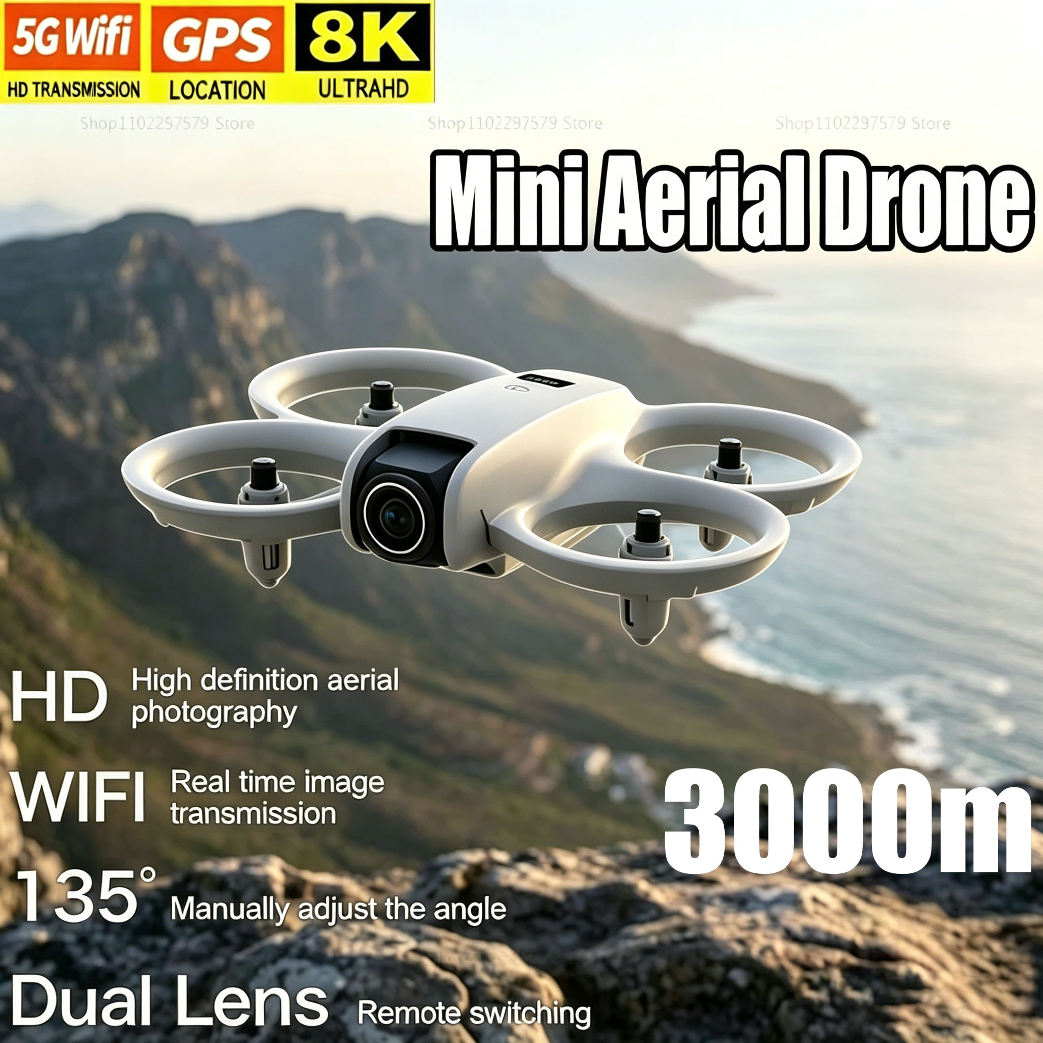 Rc Drone Uav - Mini Drone with 8K HD Camera