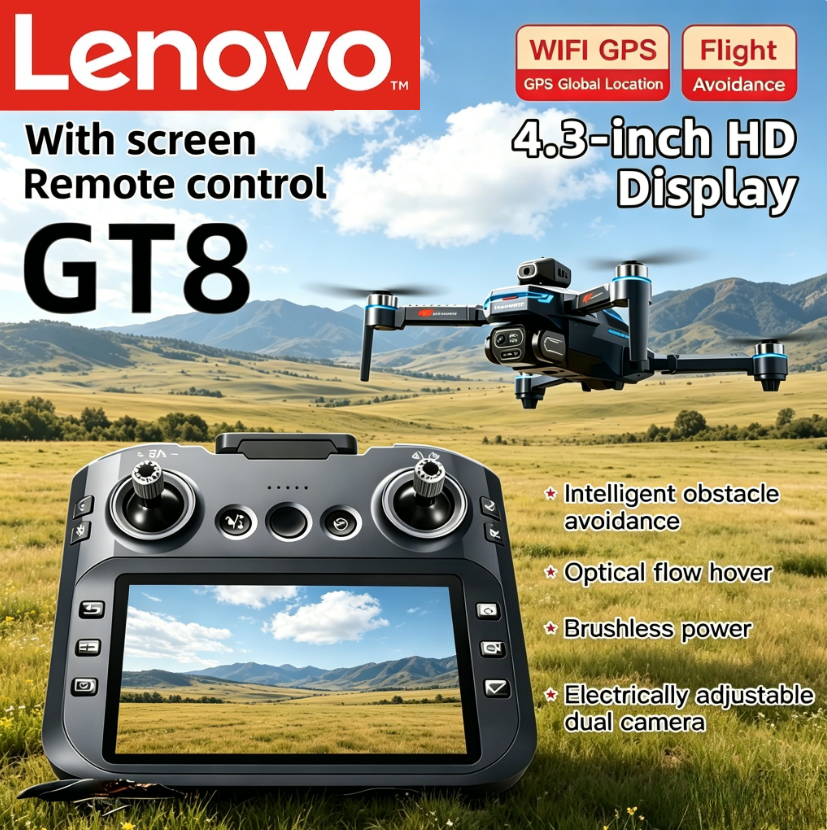 Drone Gt8 Rc - Lenovo GT8 Drone 8K Professional Dual