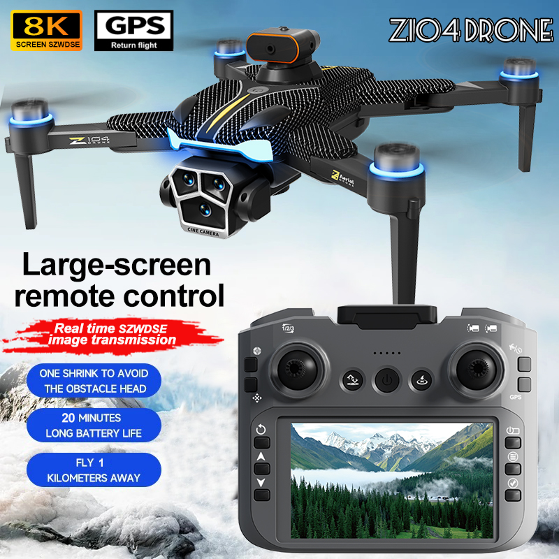Drone Rc E99 - For Xiaomi Z104 GPS positioning Drone