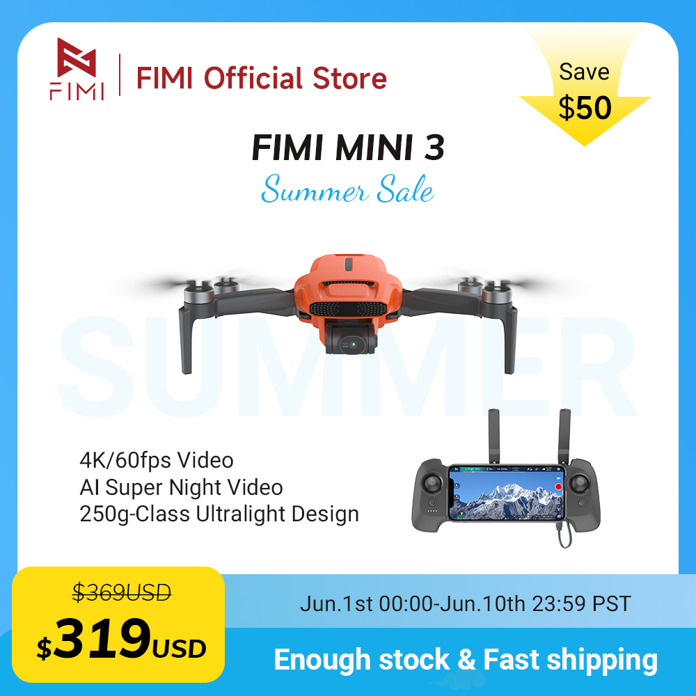 Drone Rc Dji - FIMI MINI 3 Camere drone 4K