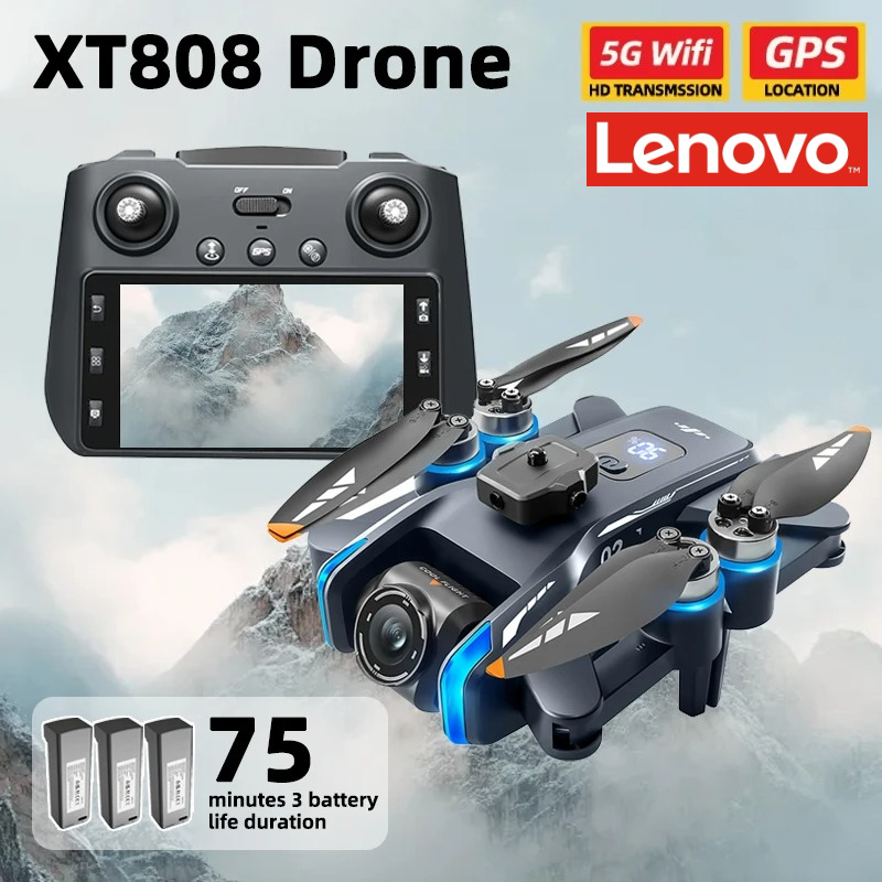 Drone Rc E99 - Lenovo XT808 Pro MAX Drone 4K
