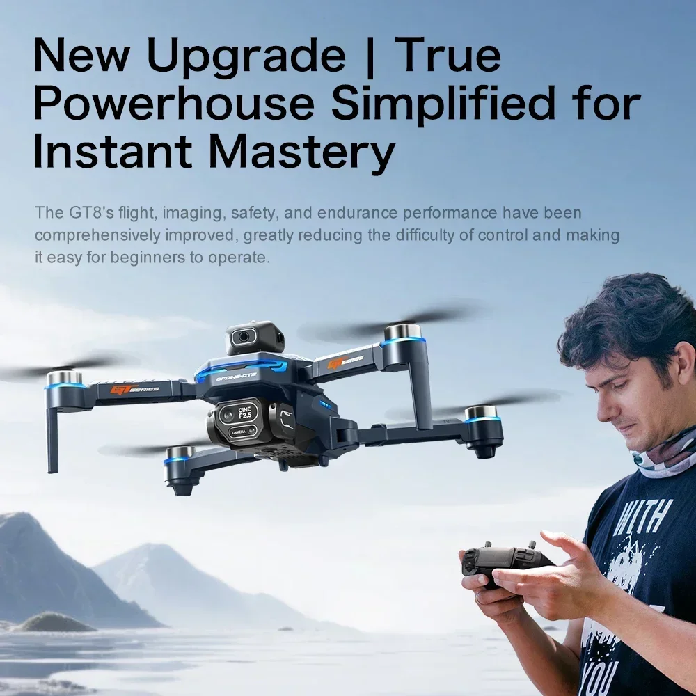 Drone 4K HD GT8 Camera Obstacl – Drone Gt8 Rc Bewertung und Preis