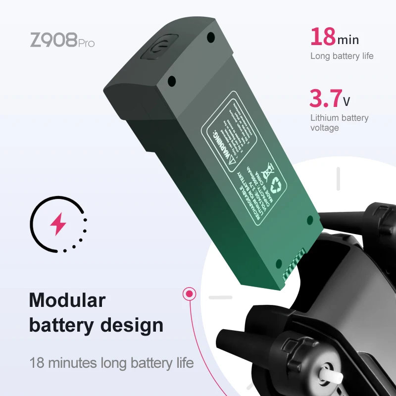 Z908 Pro Max Dron Battery 3.7V – Drone Rc Pro Bewertung und Preis