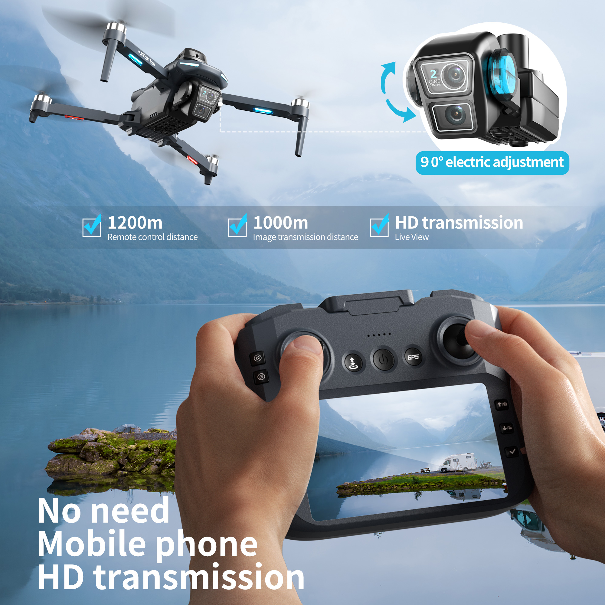XT606 MAX GPS NEW Drone 8k Pro – Drone Top Rc Bewertung und Preis
