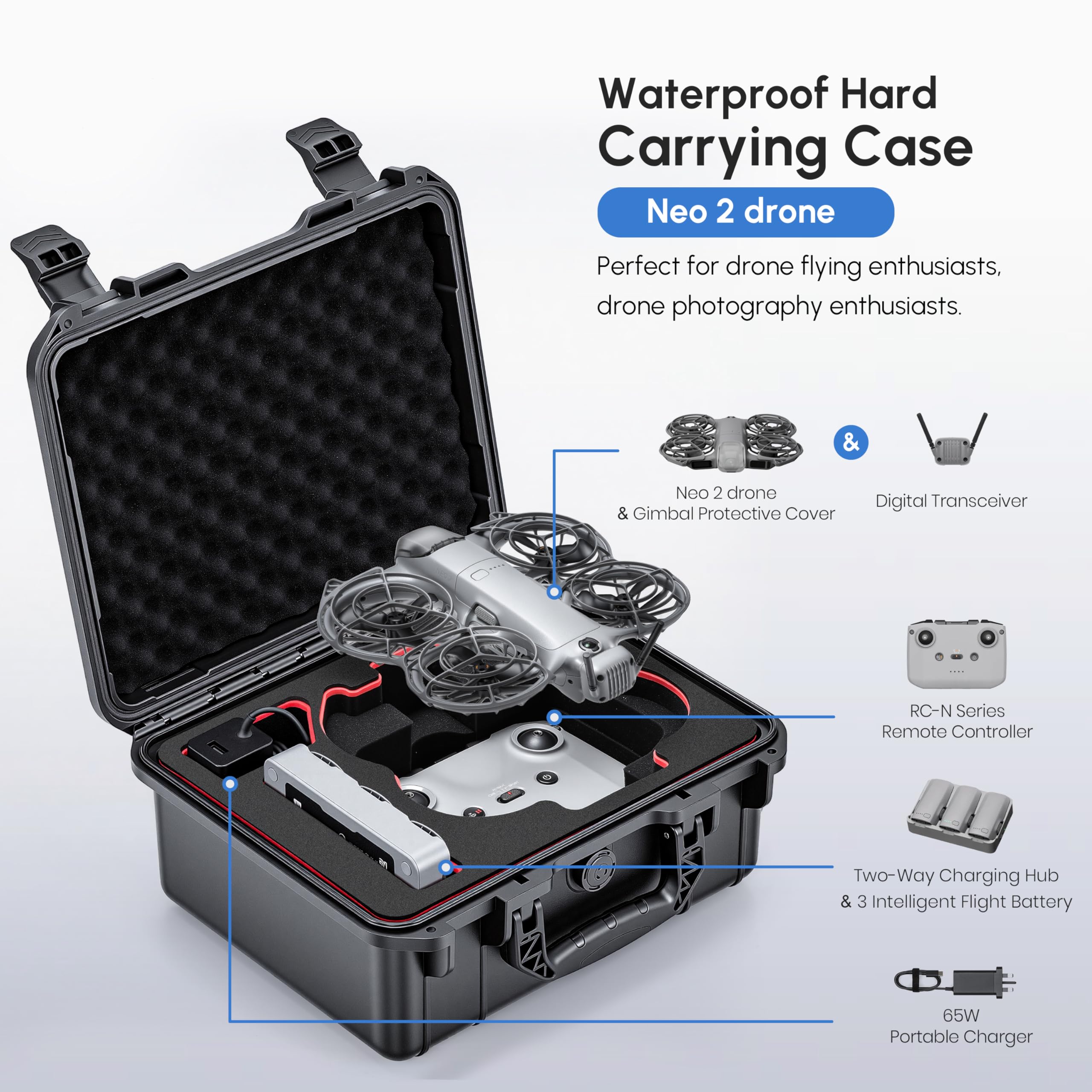 NEO 2 Case,Waterproof Hard Car – Drone Neo Rc Bewertung und Preis