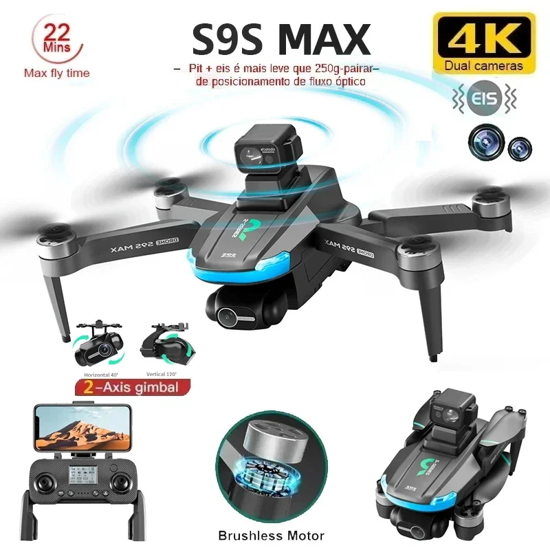 NEW S9S MAX MINI Drone 4K 2-Ax – Rc Drone Uav Bewertung und Preis