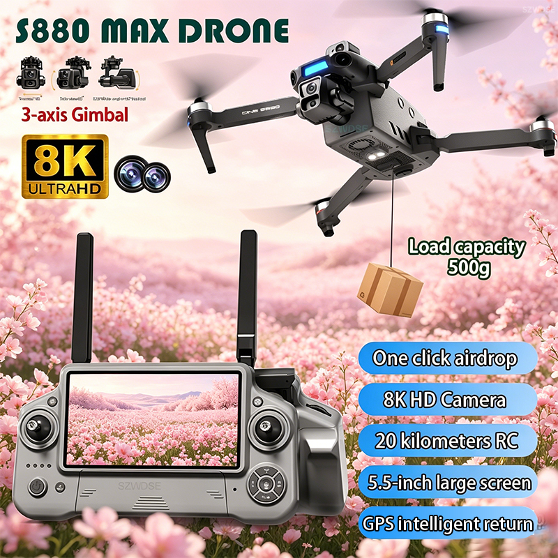 2026 New 8K Dual Camera Drone  – Drone Rc Gps Bewertung und Preis