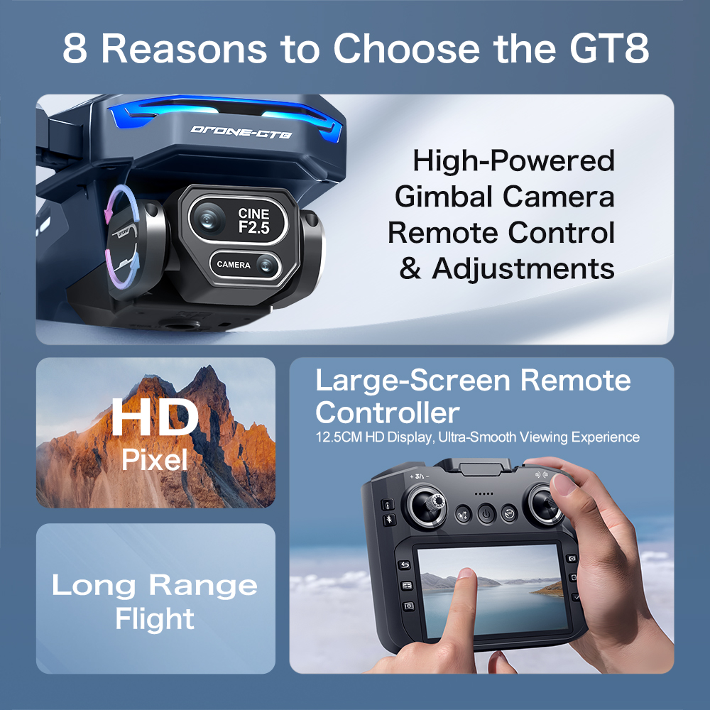 Hot GT8 Mini Drone WIFI FPV Ho – Drone Gt8 Rc Bewertung und Preis