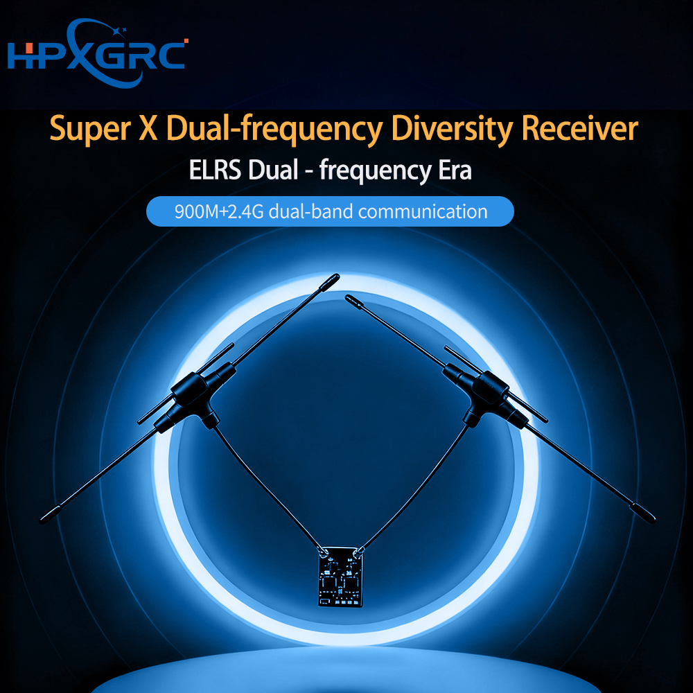 HPXGRC Super X Dual ELRS Recei – Drone Rc Frequency Bewertung und Preis