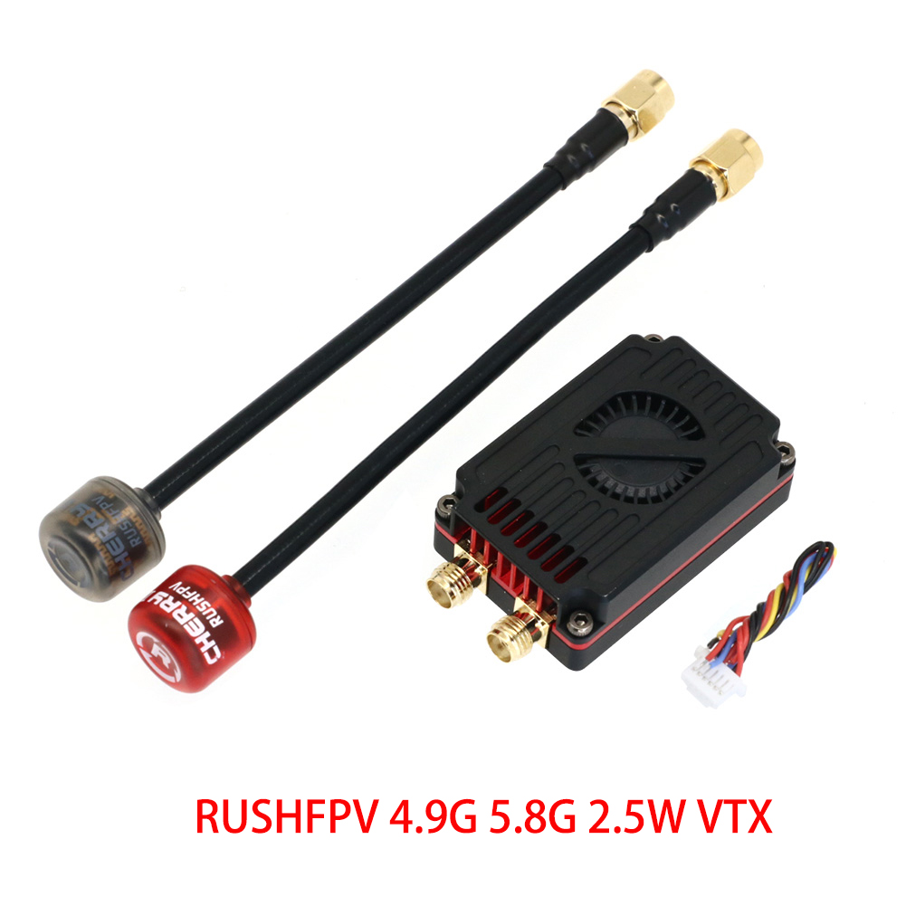 RUSHFPV 4.9G/5.8G 2.5W  VTX 8+ – Drone Rc Frequency Bewertung und Preis