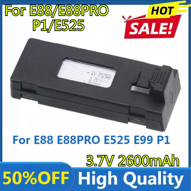 E88 Battery 3.7V 2600mAh Lipo  – Drone E88 Rc Quadcopter Bewertung und Preis