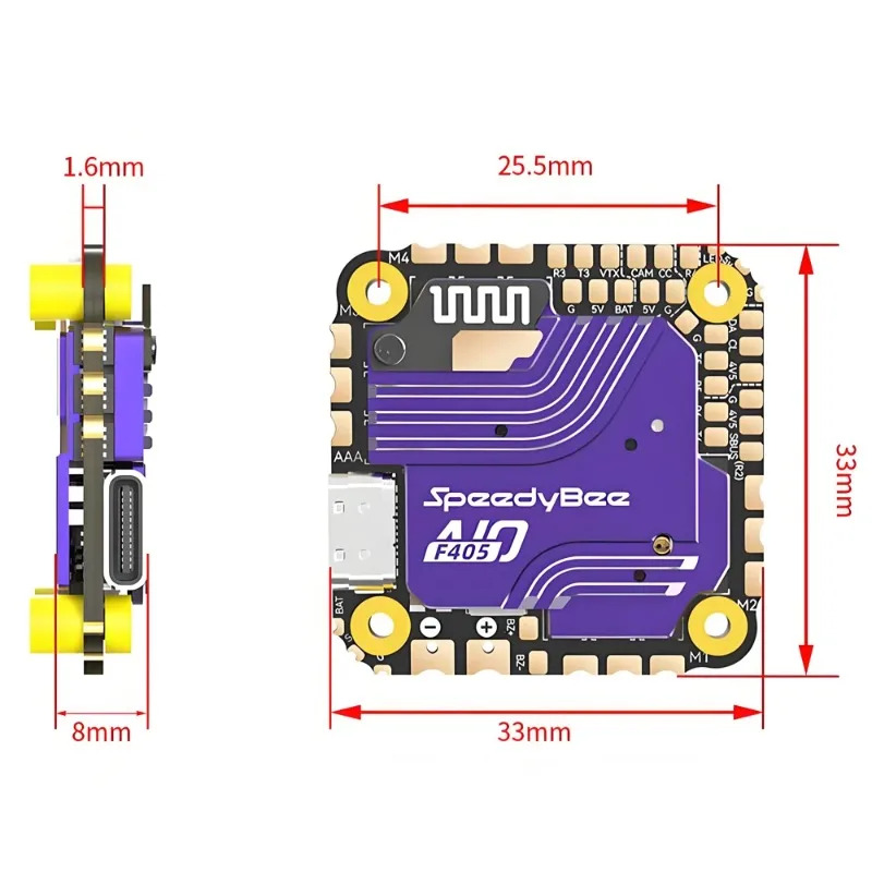 SpeedyBee F405 AIO Flight Cont – Drone Rc Flight Controller Bewertung und Preis
