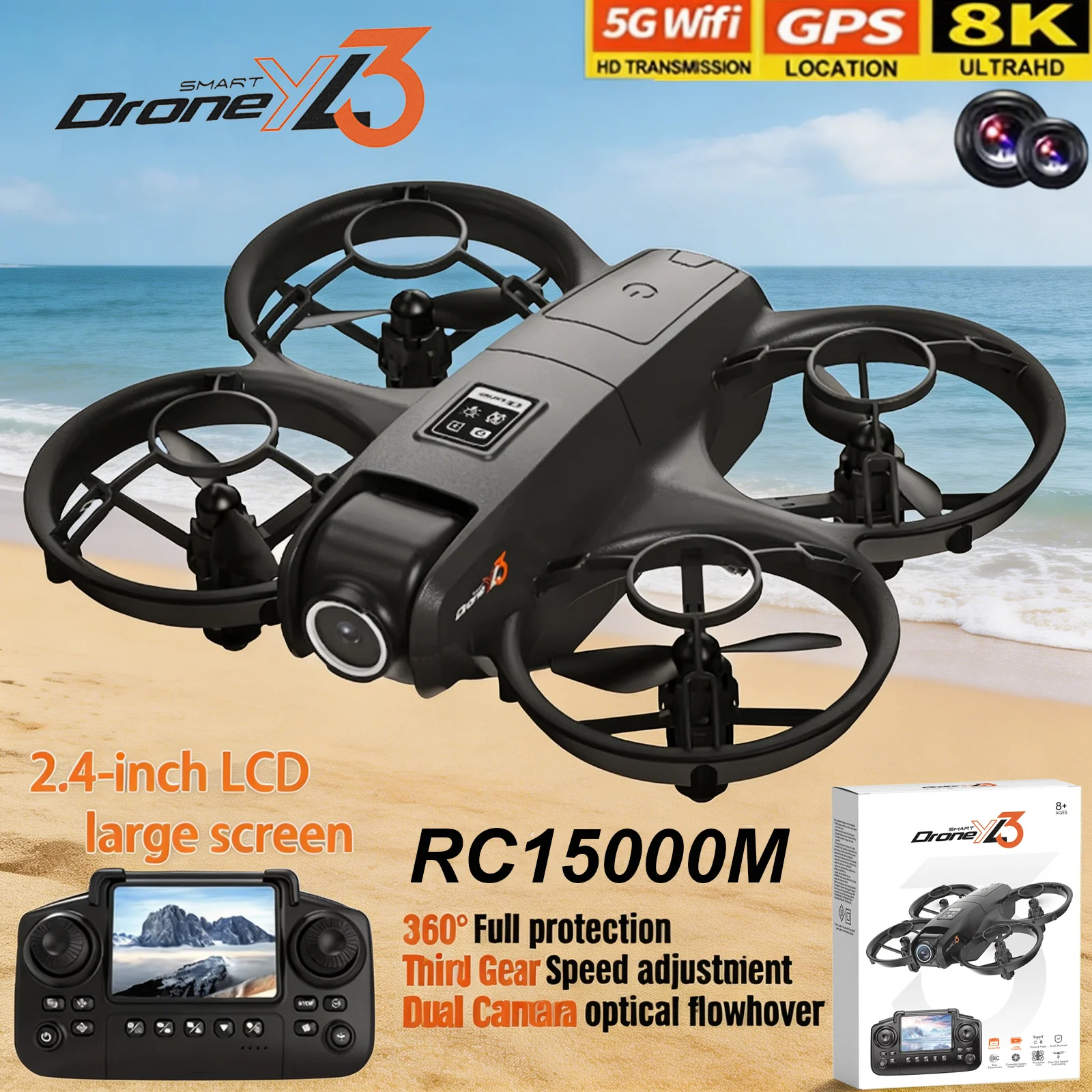 New YL3 RC Drone 8K 1080P Wide – Drone Rc Dji Bewertung und Preis