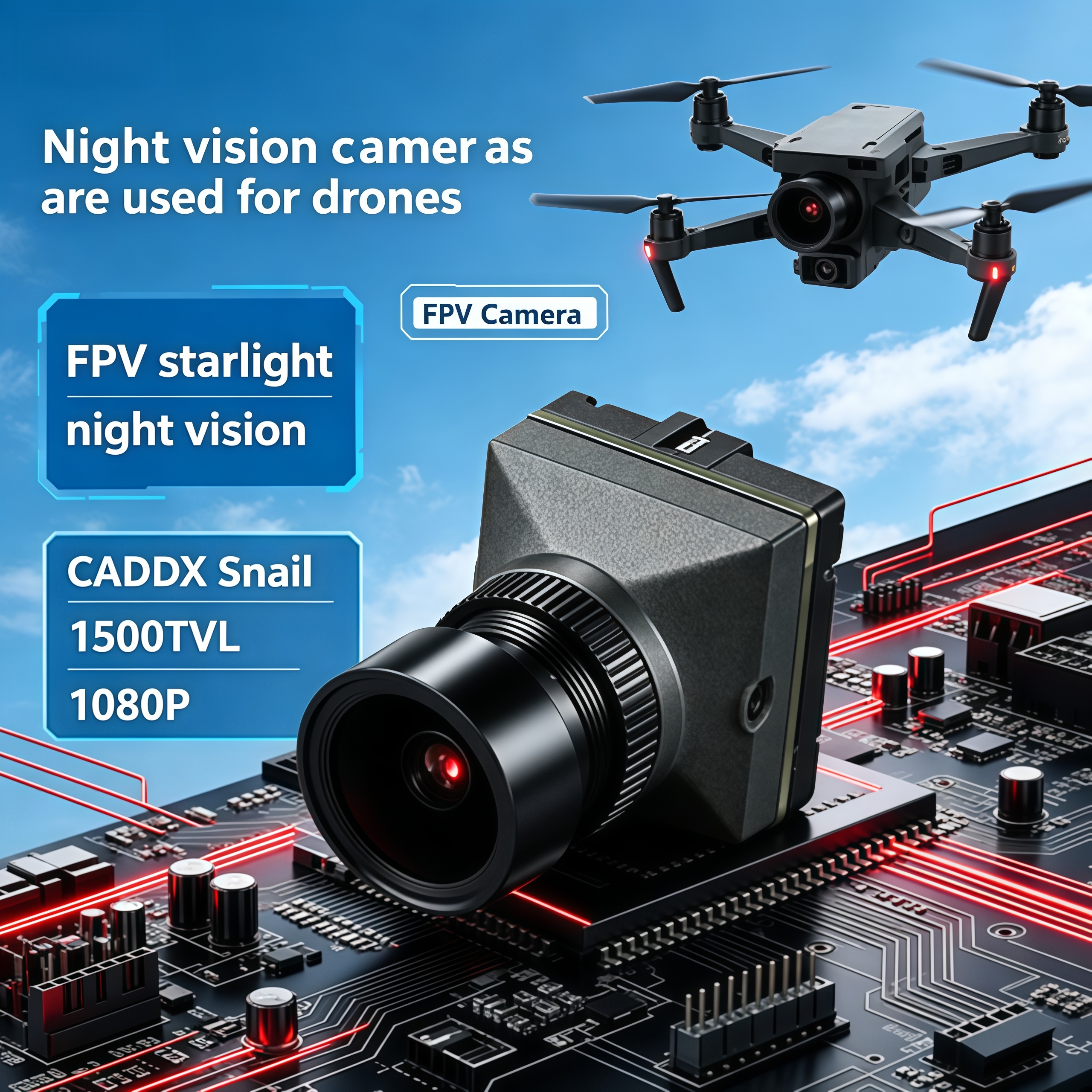 1500TVL HD CADDX Snail FPV Cam – Rc Drone Uav Bewertung und Preis