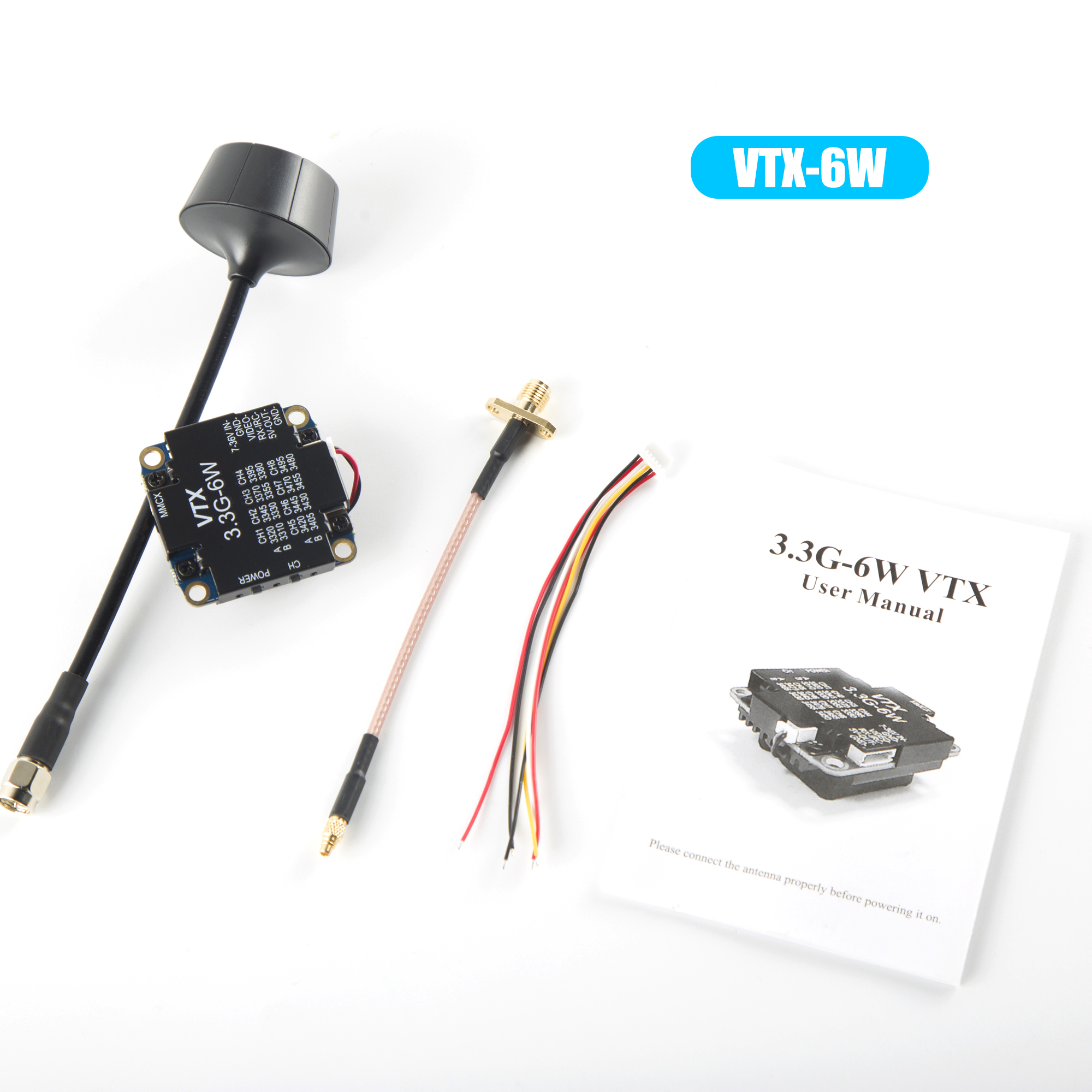 FPV Video Transmitter 3.3G 6W  – Drone Rc Diy Bewertung und Preis